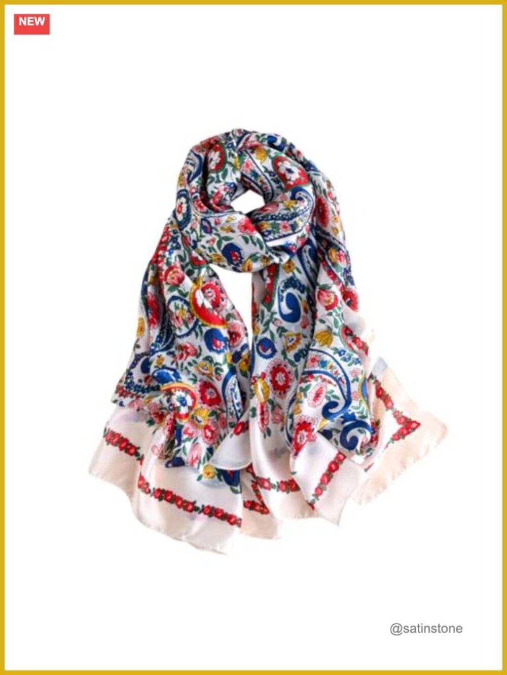 100% Mulberry Silk Scarf Long Lightweight Shawl Wrap Fashion Scarves